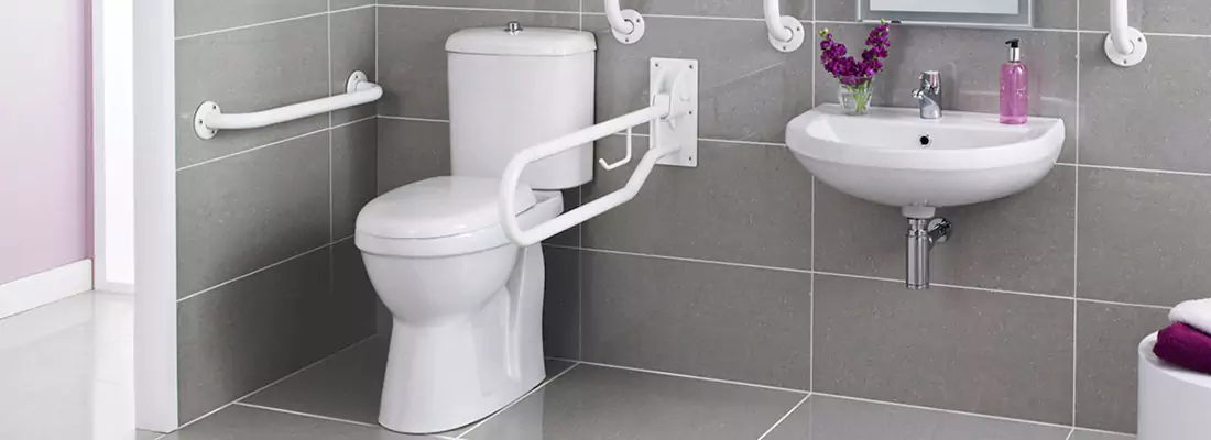 Modern Handicap Bathroom Solutions with Safety Features in North Fort Myers, FL